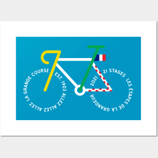 Tour De France 2021 Posters and Art